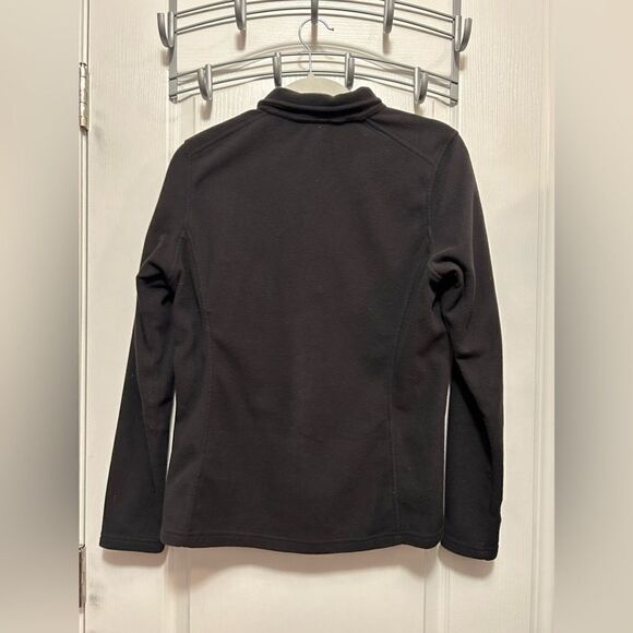 North Face Fleece 1/4 Zip pullover sweater Women’s M black outerwear jumper - Picture 2 of 15
